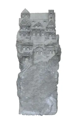 Product image of the product “Castle on the rock as sample, 100cm Height, Natural stone, Riverstone ”